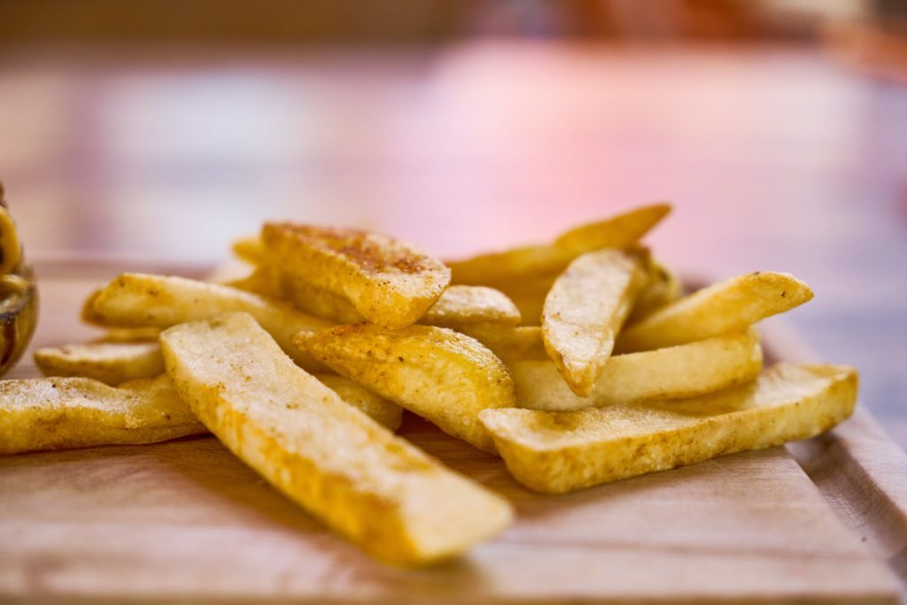 A photo of fries